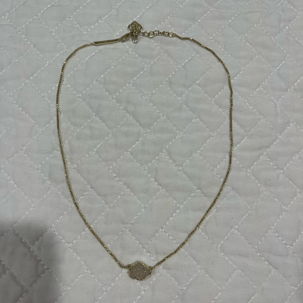 Kendra Scott drusy quartz necklace